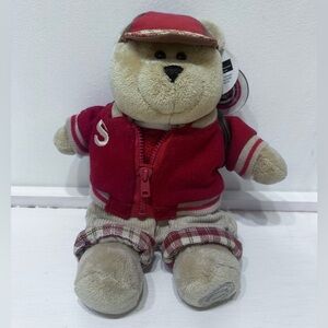 Vintage Starbucks 33rd Edition BackTo School Bearista‎ Bear Original 2004 Plush